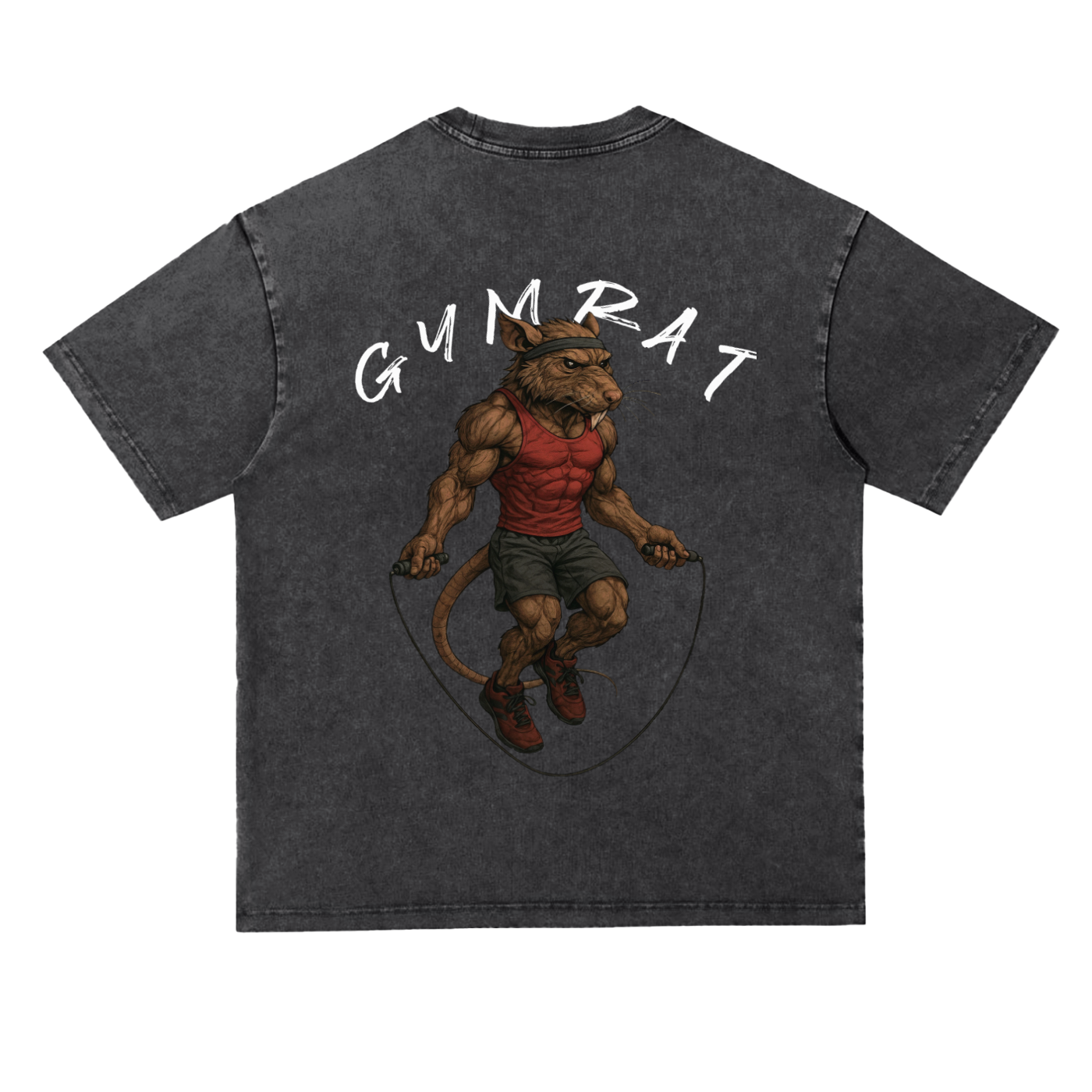 Washed Tee - Gym Rat